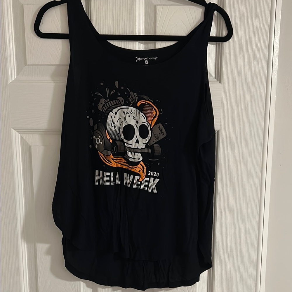 Orangetheory 2020 hell week flowy tank top